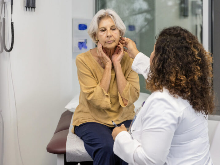woman at doctor